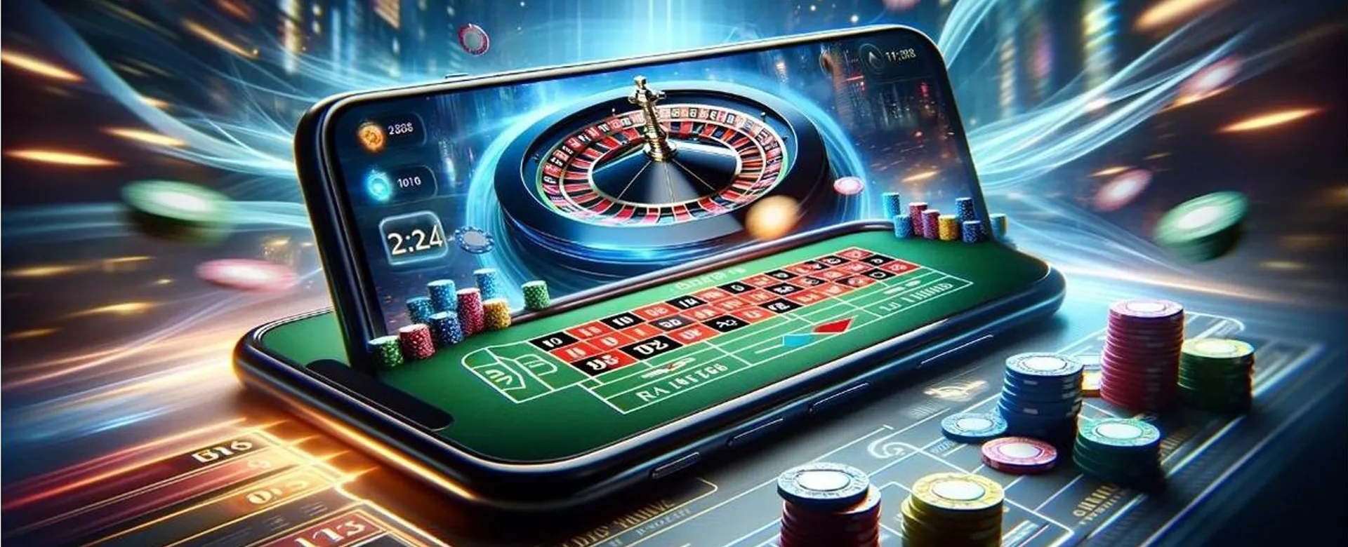 8K8 Casino registration background with mobile interface